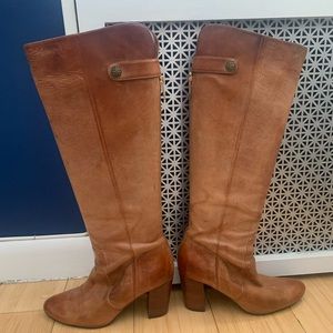 Isola brown knee high boots sz9